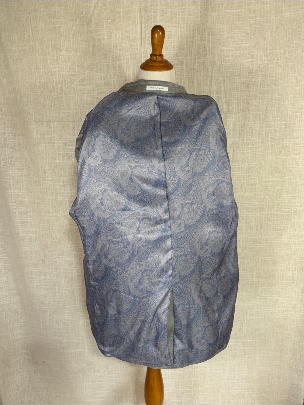 Chaps Men's Gray Two-Button Sport Coat Blazer - Picture 7 of 9